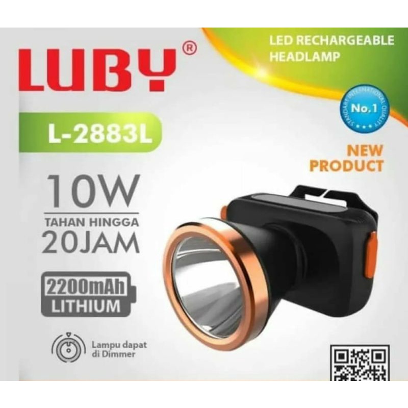 Senter Kepala Luby L 2883 10 Watt Dimmer / Headlight Luby L 2883