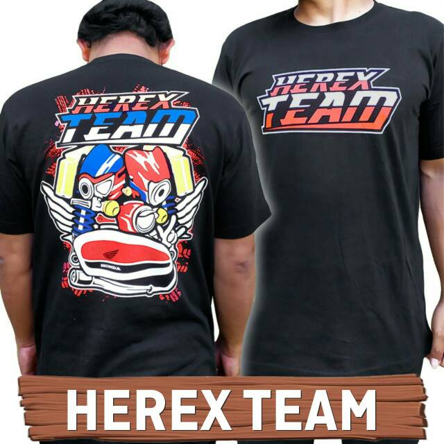 Kaos CB Team Herex Seduluran Sak Lawase , Kaos Herex , Kaos Motor Touring , Baju CB Herex , Kaos CB