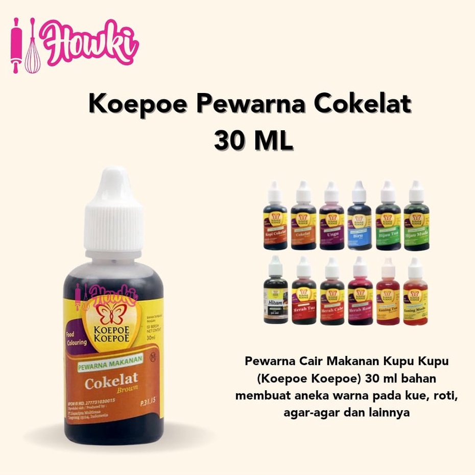 

Pewarna Koepoe Cokelat 30ml
