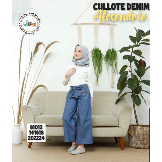 KSHFASHION I KULOT ANAK PEREMPUAN I JEANS ANAK CEWEK LITTLE DINO JUNIOR 6-12 TAHUN