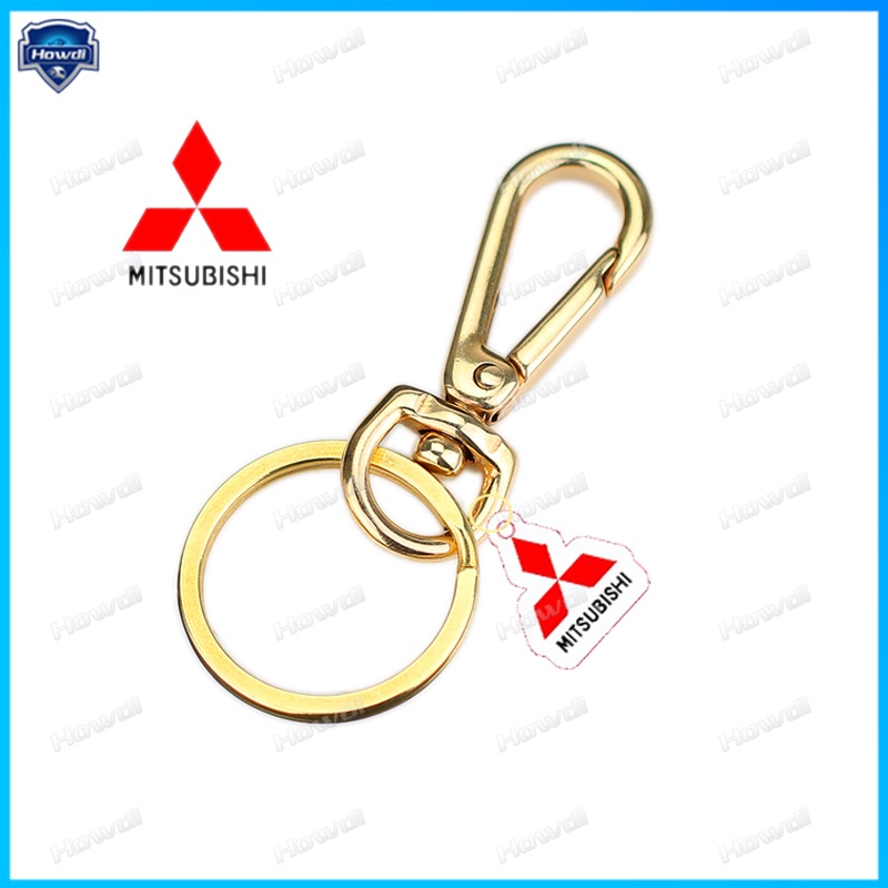 (Simple) Gantungan Kunci Akrilik Dengan logo Mitsubishi