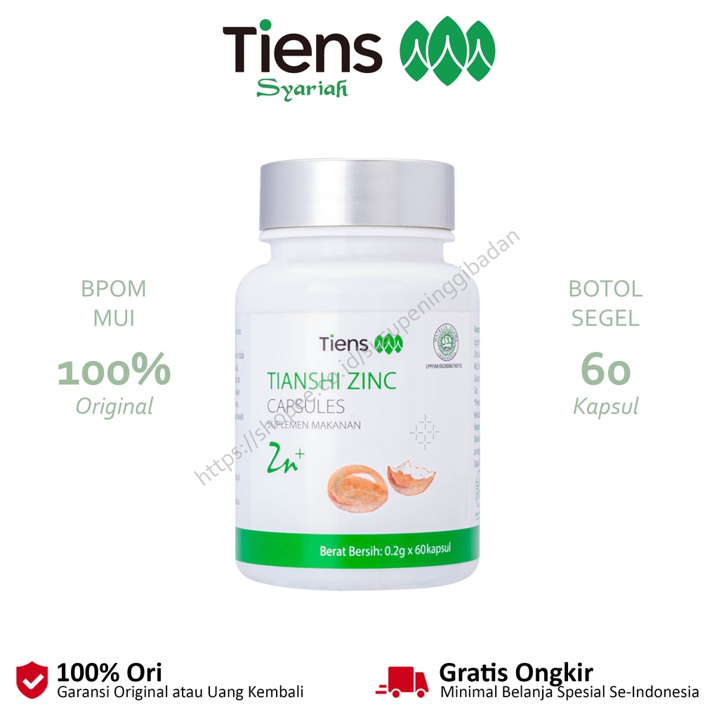 TIENS ZINC KAPSUL SUPLEMEN DAYA TAHAN TUBUH (IMUNITAS) MENCEGAH DAN MELAWAN VIRUS CORONA