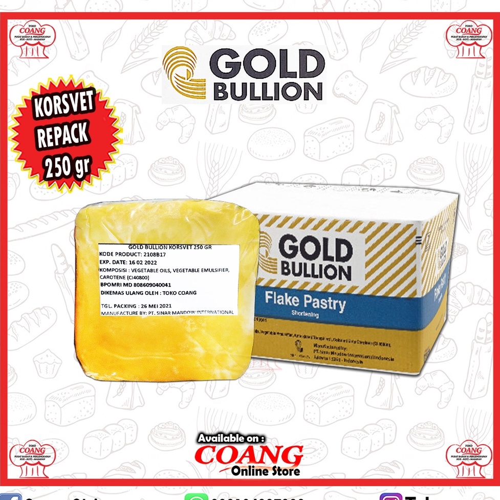 

GOLD BULLION KORSVET 250 GRAM