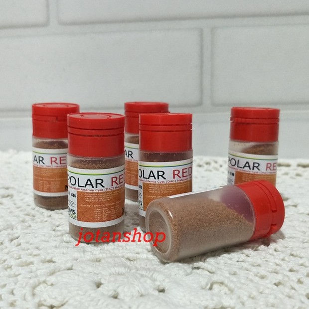 Polared Polar Red Artemia Instant Shell 10gr 10gram 10 gram