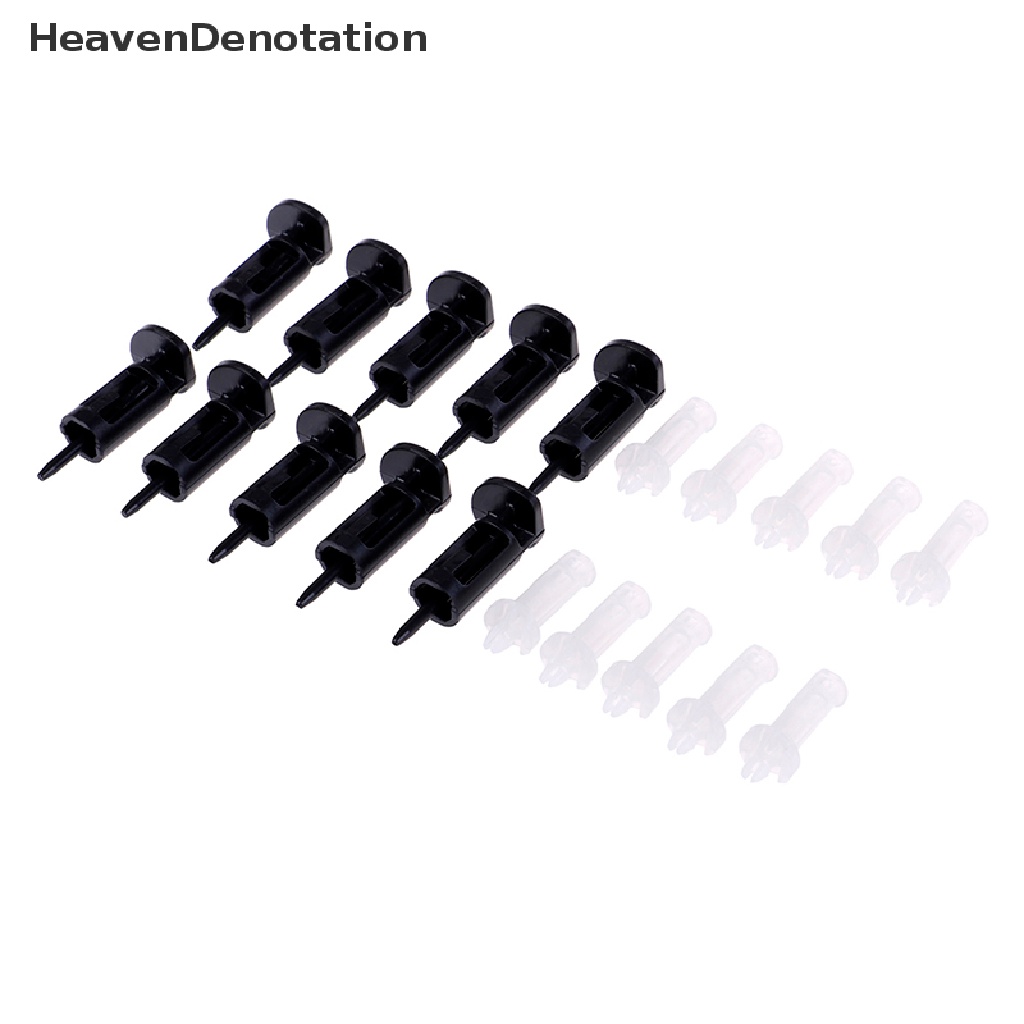 (Heavendenotation) 10pcs Klip Mounting Kipas Pendingin Cpu 775 Bahan Plastik