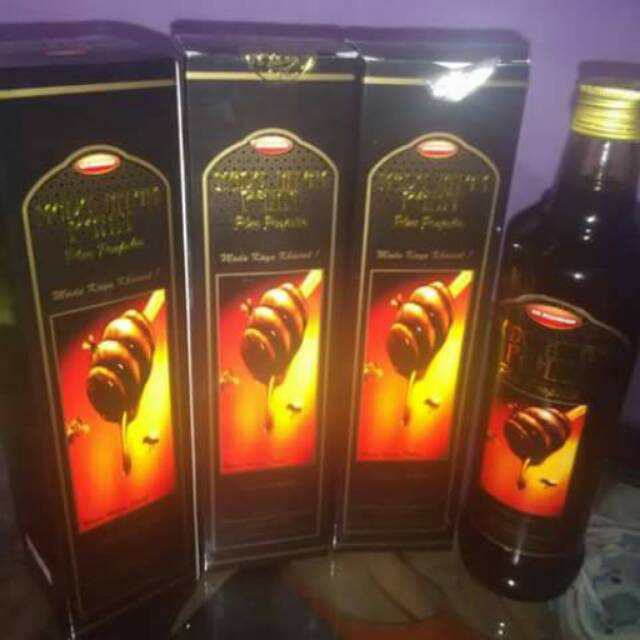 

Madu hitam pahit propolis