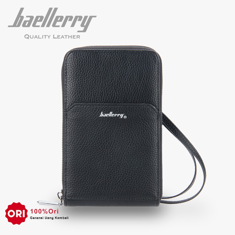 BAELLERRY D9003 Dompet Pria Wanita Panjang Bahan Kulit PU Leather Premium WATCHKITE WKOS