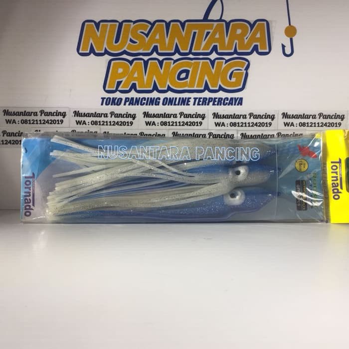 Cuci Gudang cumi karet trolling lure tornado 18cm GID