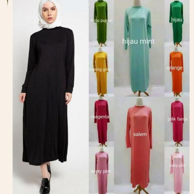 Manset Gamis Baju Dalaman Muslim Panjang Wanita