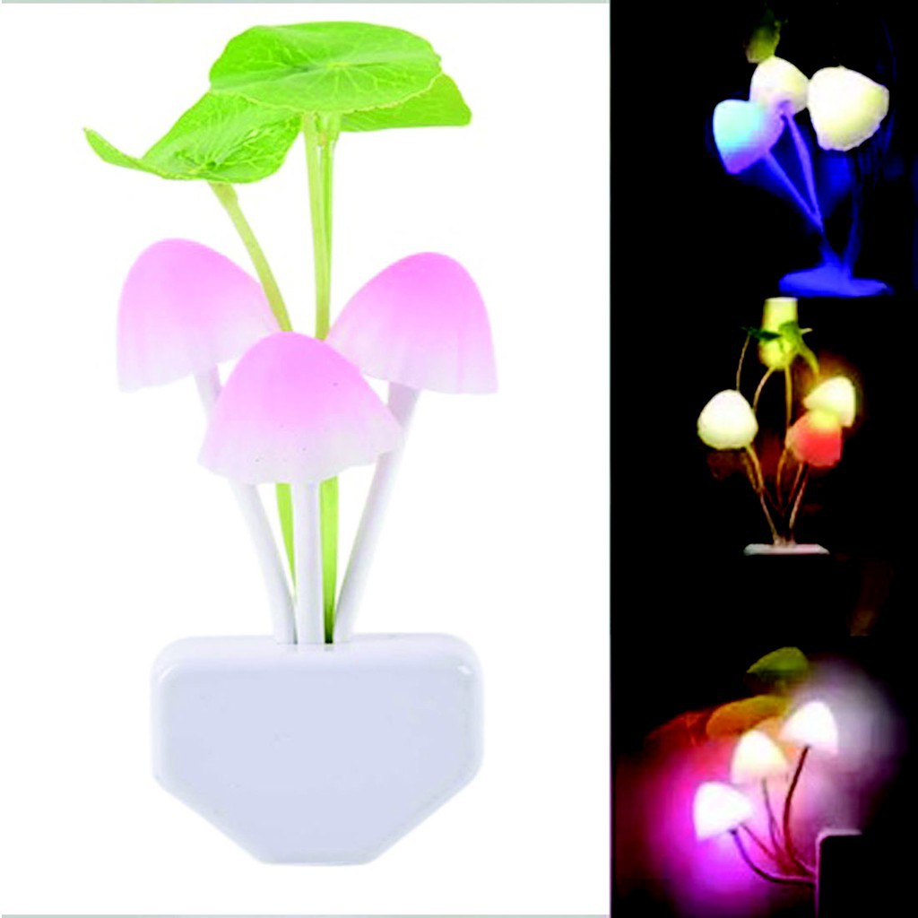 Lampu Tidur LED Sensor Cahaya Jamur Avatar Mushroom Unik / Night Lamp