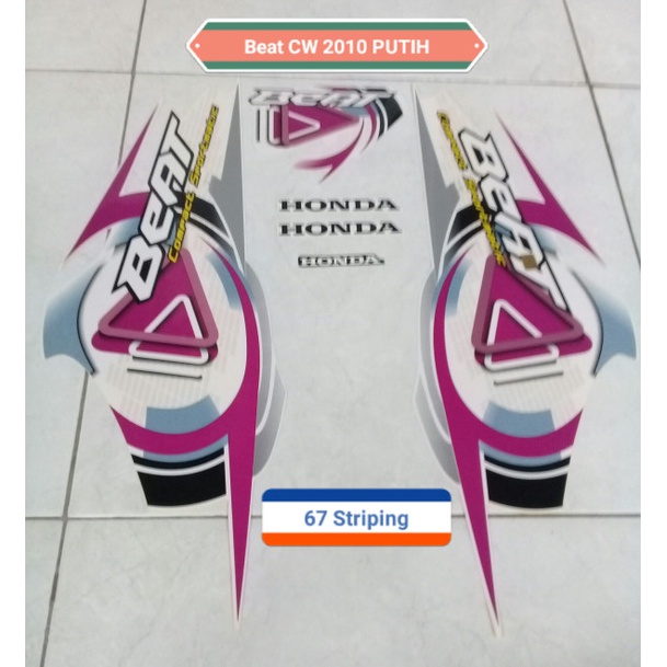 Jual Stiker Striping Motor Honda Beat F1 Thaniland 2018 Ungu | Shopee