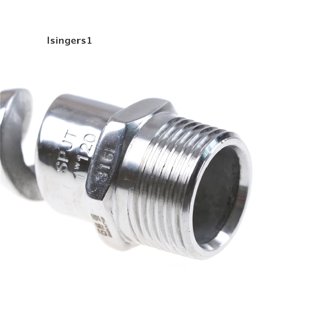 (lsingers1) Kepala nozzle spray spiral 1 / 2 &quot;1&quot; Bahan Stainless steel