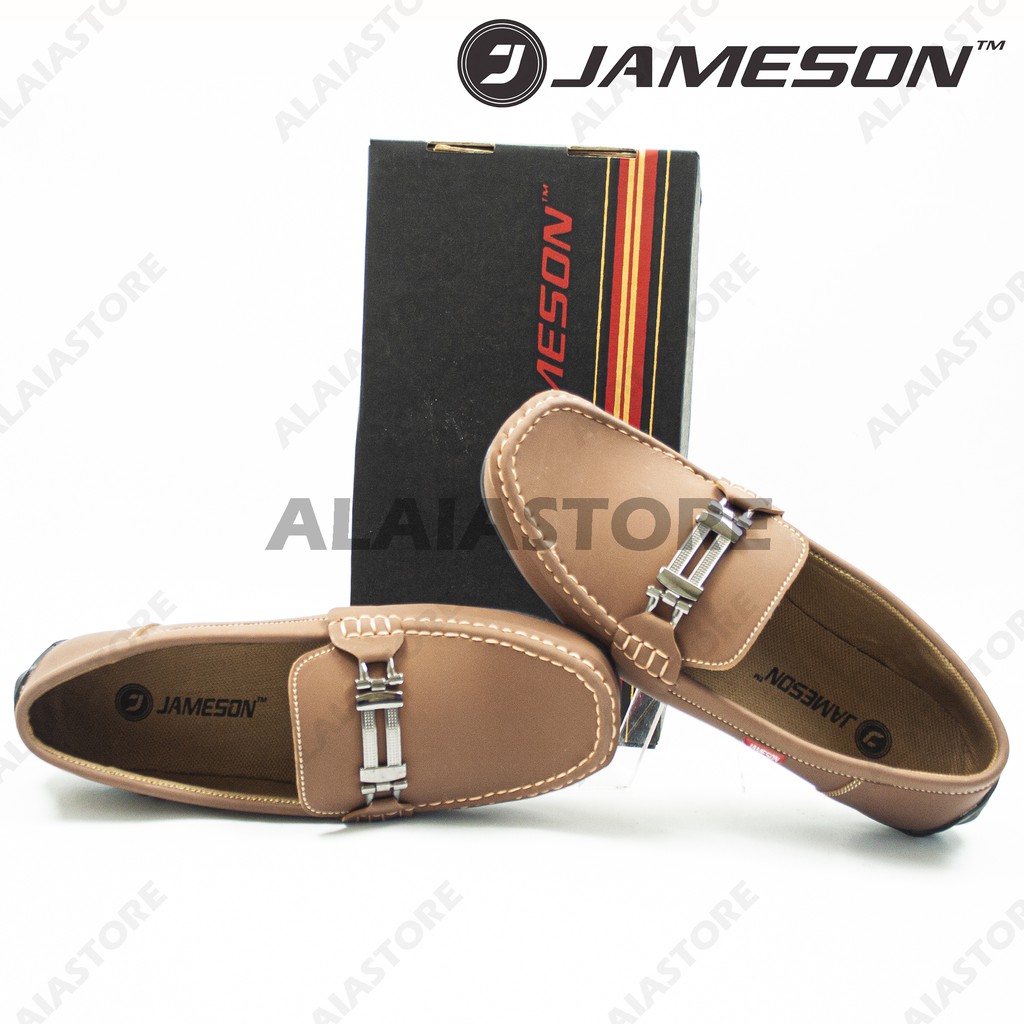 Sepatu loafers casual pria pantofle anti slip Jameosn J03 France / sepatu formal / sepatu kerja