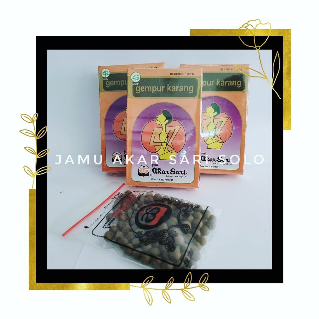 

Jamu Akar Sari - Gempur Karang Pil - Gempur Karang Rebusan - Gempur Karang Bubuk (2pcs) - Untuk Mengobati Kencing Batu