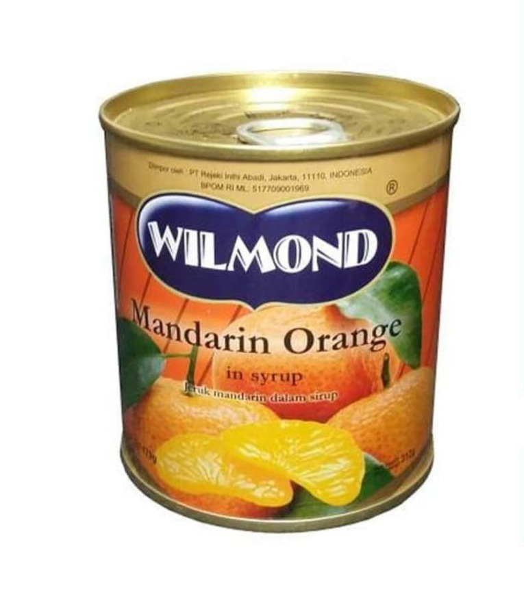 Wilmond Mandarin Orange in Syrup 312gr / Buah Jeruk Mandarin Kaleng