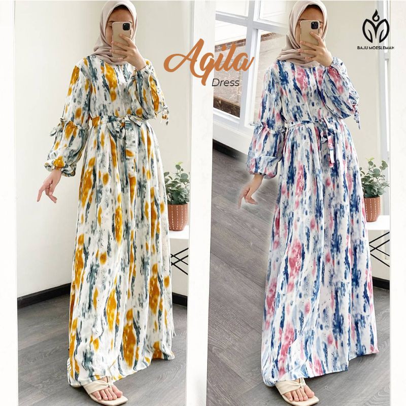 Aqila Dress | Home Dress | Gamis Rayon Premium