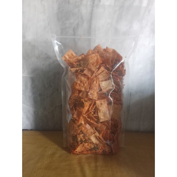

keripik pangsit goreng daun jeruk