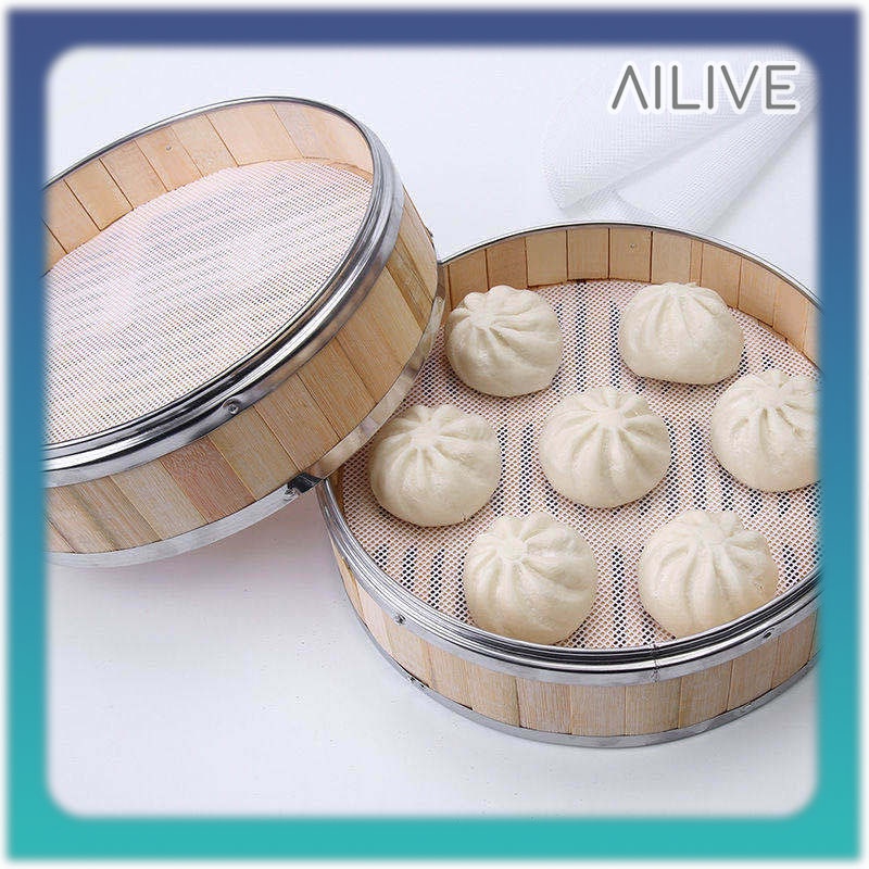 Alas Kukus Dimsum Silikon Anti Lengket / Tatakan Kukusan Dimsum Dumpling Bakpau Siomay