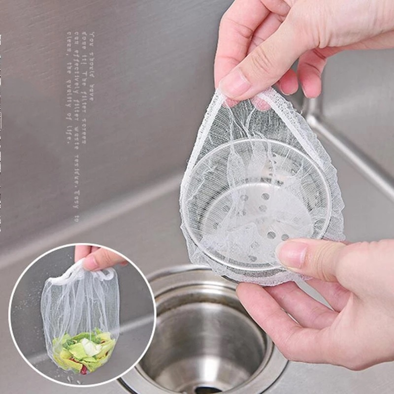 Kain Jaring Jala Saringan Wastafel - Kain Saringan Sampah Wastafel - Saringan Kotoran Pembuangan - Sink Filter Net Strainer