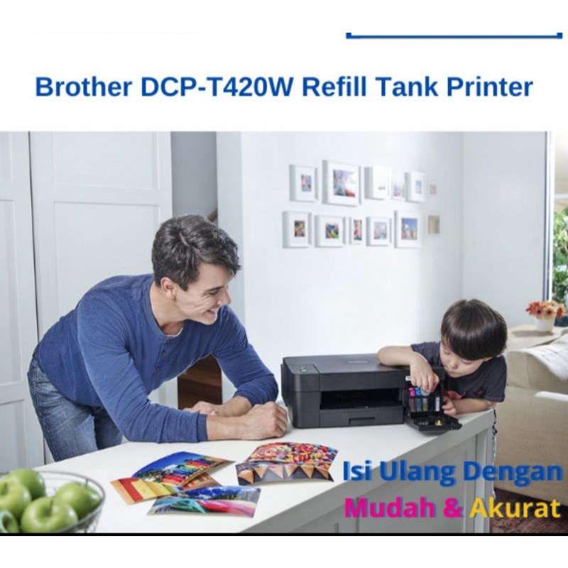 Brother DCP-T420W Refill Tank Printer PRINT-SCAN-COPY-WIFI