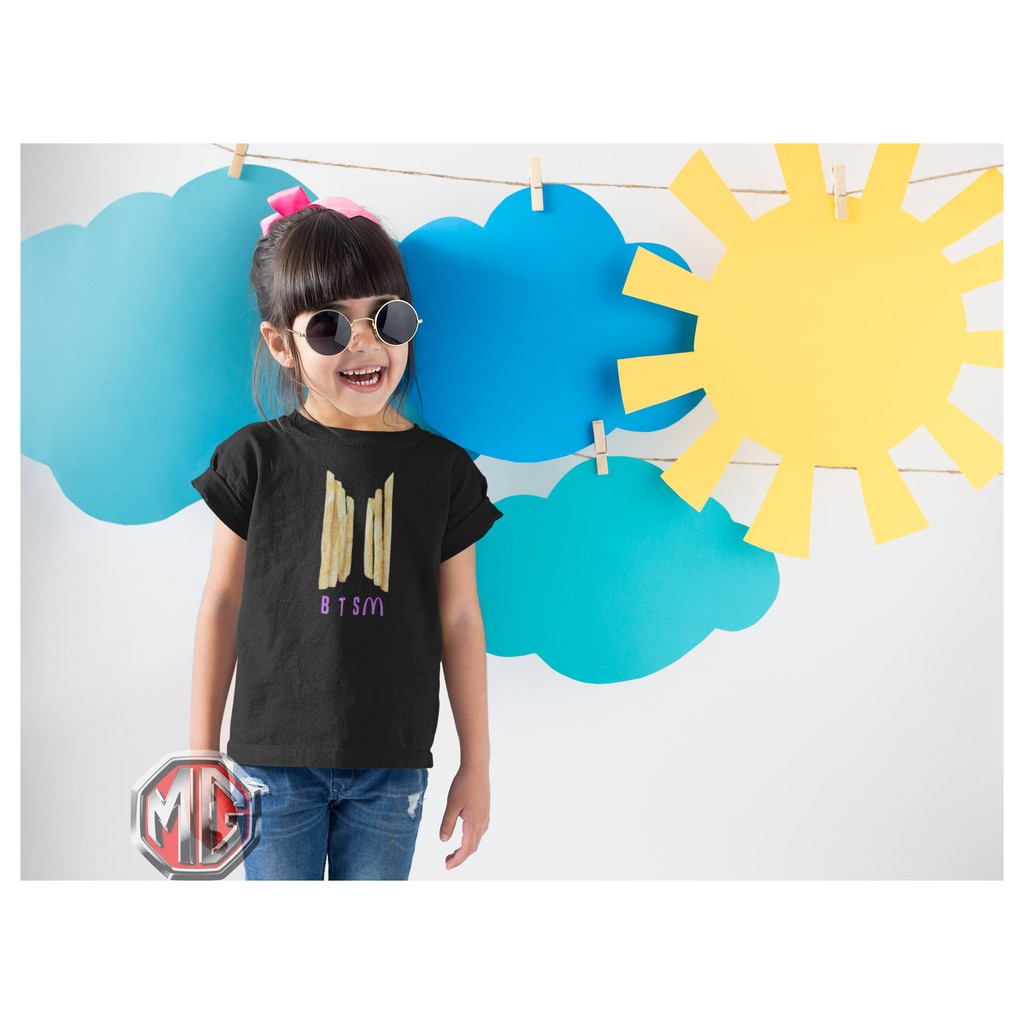 Baju Anak Perempuan / Baju BTS Meal / BTS / Atasan Anak Perempuan / Kaos Unisex