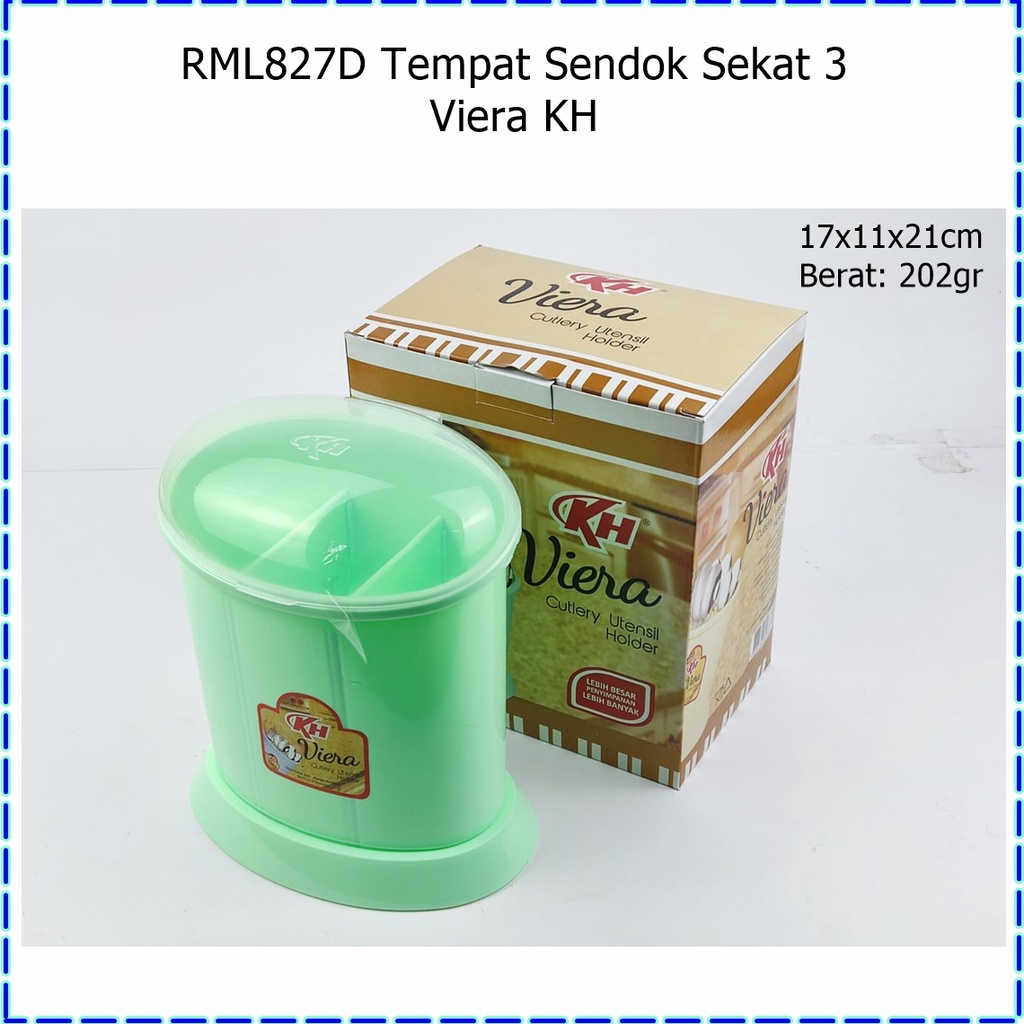 RML827D Tempat Sendok Sekat 3 Viera KH