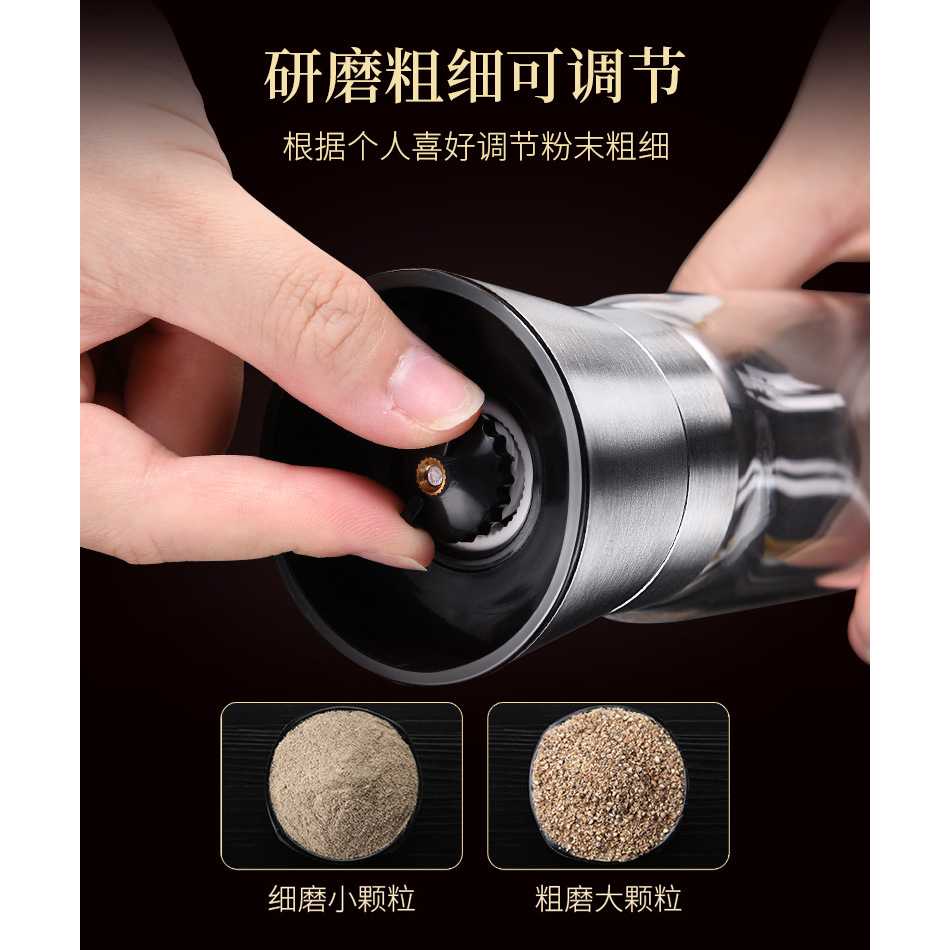 (100% BARANG ORI) Penggiling Biji Lada Manual Spice Pepper Mill Grinder - SS304