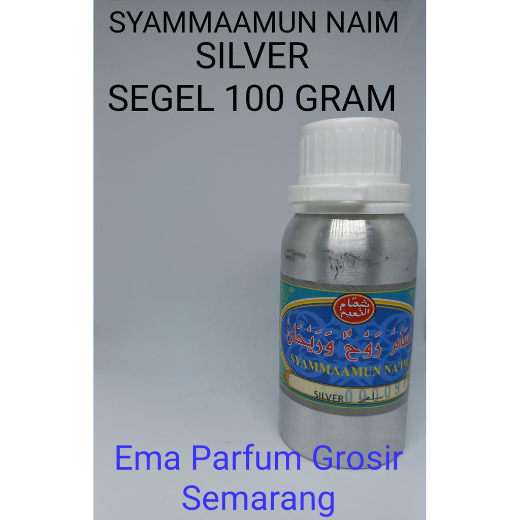 SILVER 100 GRAM BY SYAMMAAMUN NAIM. BIBIT PARFUM SILVER AL REHAB SEGEL.