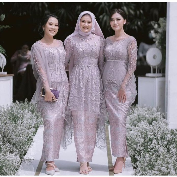 Paket Seragaman Bridesmaid dan Wisuda Tile dan Satin Polos Meteran