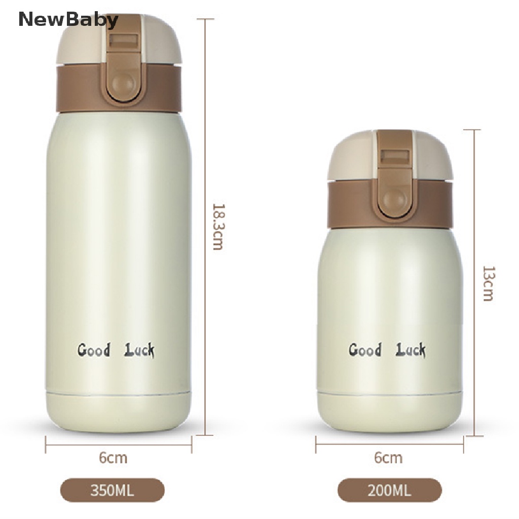 1pc Botol Minum Thermos Vacuum Mini Portable Bahan Stainless Steel Untuk Anak