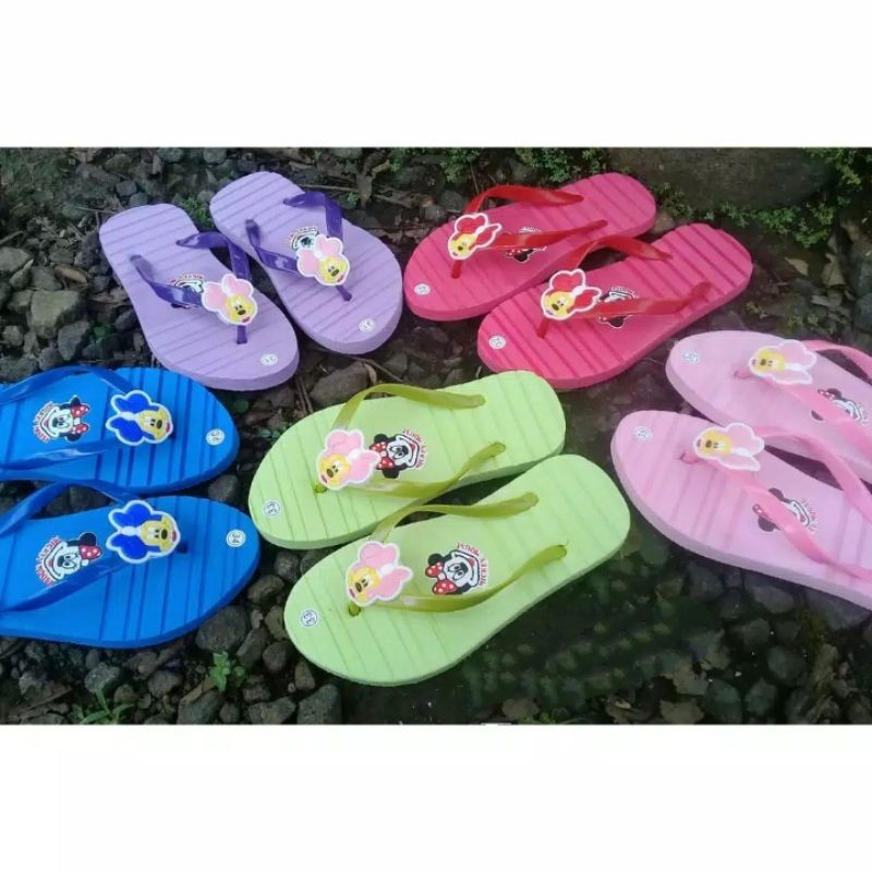 SANDAL JEPIT ANAK MICKEY MOUSE MINIMALIS SZ 26-35