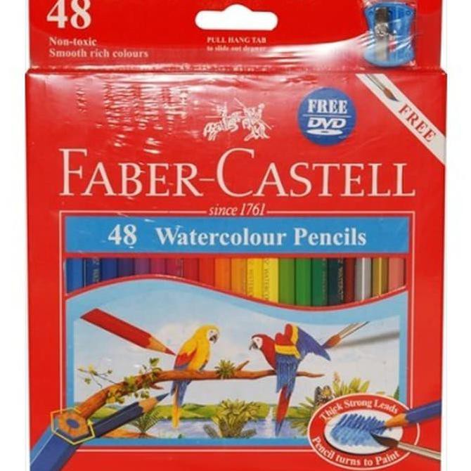 

DISKON Pensil warna Faber Castell 48 warna watercolour (FC-82E5)
