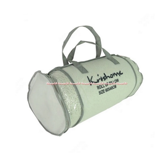 Krishome Roll Up Pillow Bantal Guling Memory Foam Kris Home RollUp 60x40cm Bahan Lunak lembut Bantall