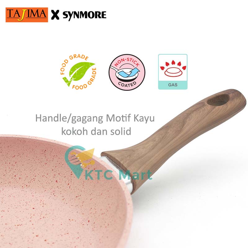 KTCmart - Granite Frypan Mini Anti lengket Marble | Premium Cookware | Penggorengan