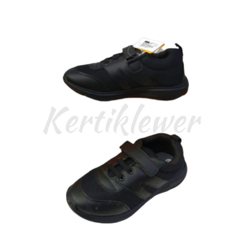 Sepatu Hitam Anak Sekolah / Murah / Yongkidz