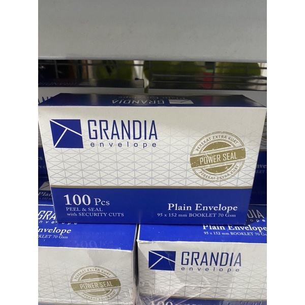 

Amplop Putih Grandia P104 (1 pak=100lbr)