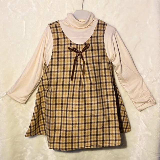 Baju Overall Anak Perempuan Cewe Import Motif Kotak-kotak