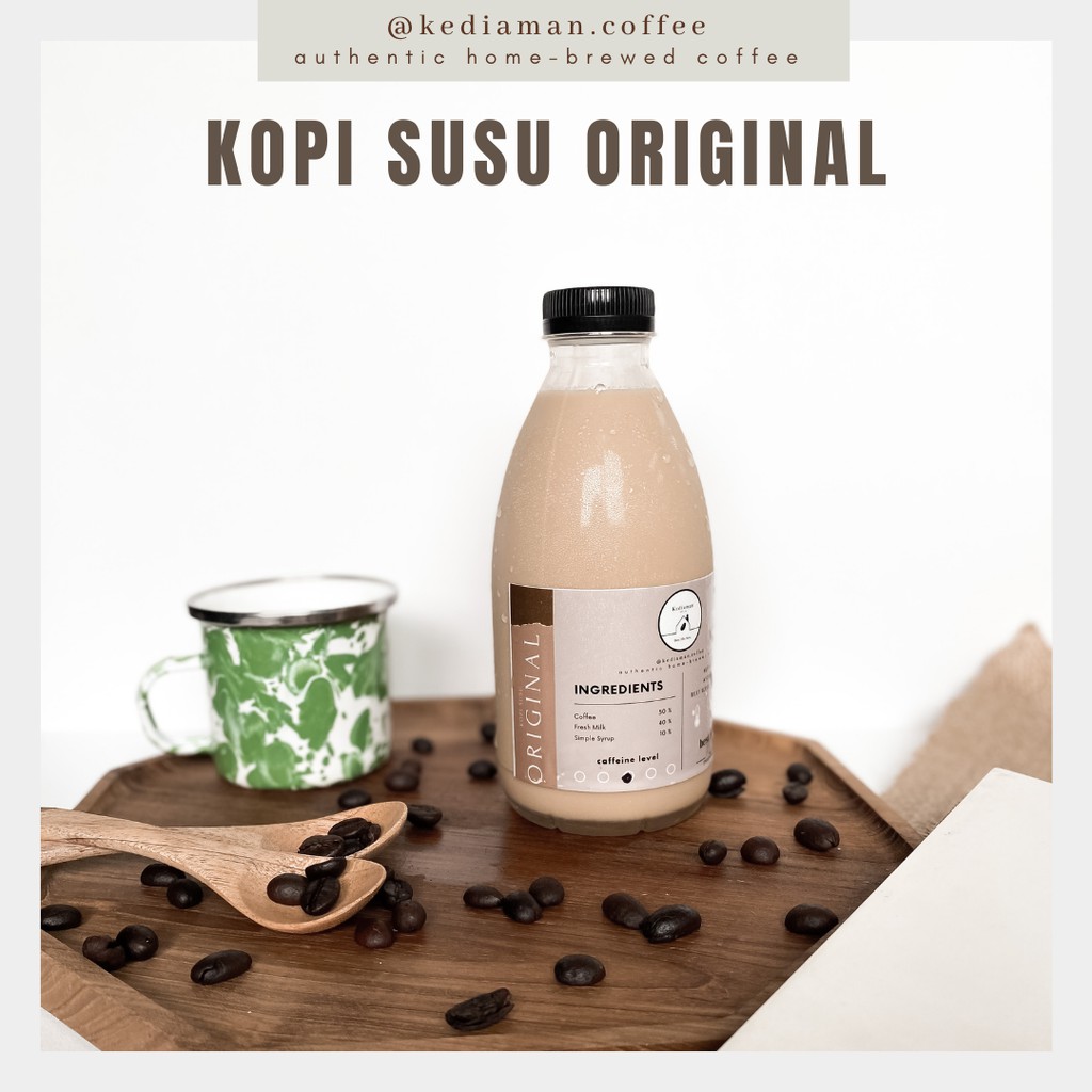 

Kediaman Coffee Kopi Susu Original 350ml, Kopi Susu Botolan Original Coffee Latte