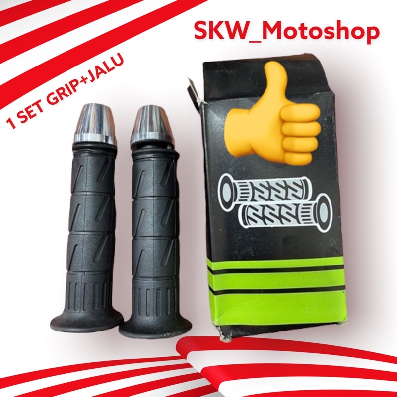 PROMO Handgrib grip kaze plus jalu croom vixion xabre nmax aerox pcx mio beat scoopy fino nouvo vario 150 vario genio universal