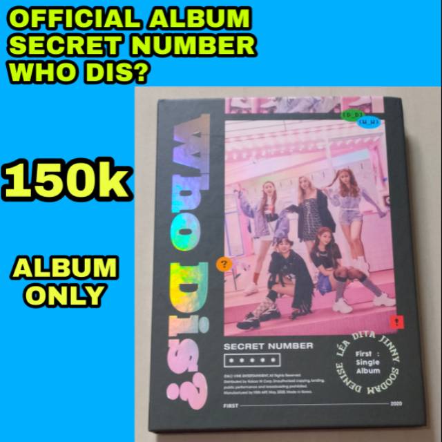 OFFICIAL ALBUM SECRET NUMBER WHO DIS? [UNSEALED] [ALBUM ONLY]
