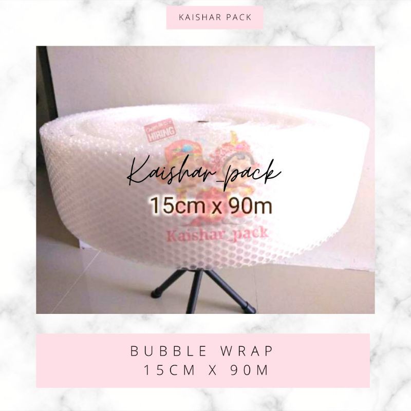 

KAISHAR - BUBBLE WRAP / BUBBLEWRAP 15CM x 90M