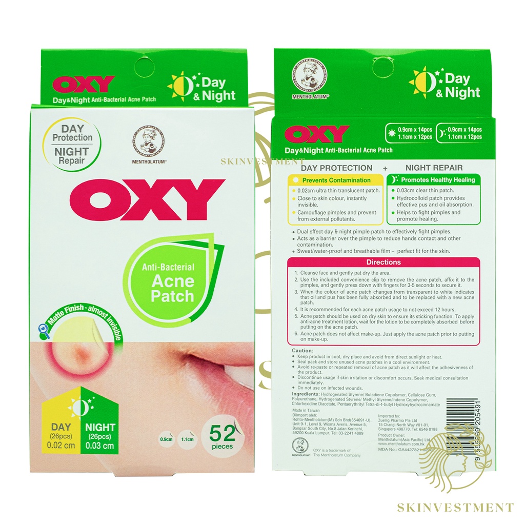 Oxy Acne Patch - 26pcs / 35pcs / 52pcs / Ultrathin - Acne Patch - Pimple Patch - Tempelan Jerawat