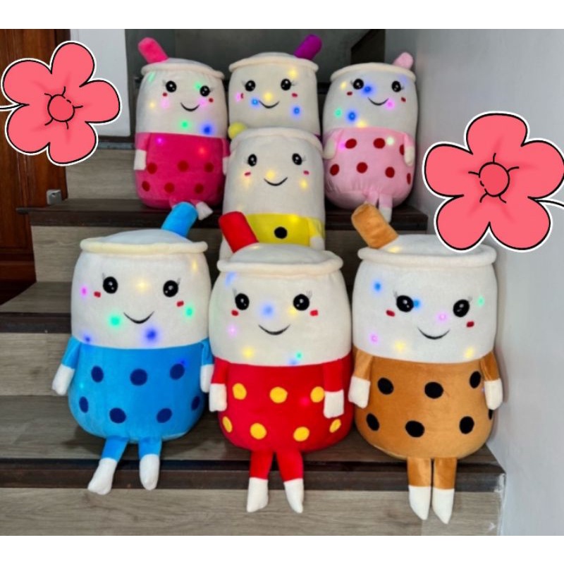 Boneka Boba Tangan Kaki Led Jumbo Galon Uk 50Cm Mainan Anak Viral Murah