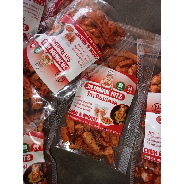 

basreng viral wangi daun jeruk super gurih dan nikmat