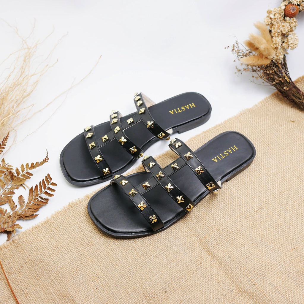 SANDAL WANITA FLAT CANTIK - YUMNA