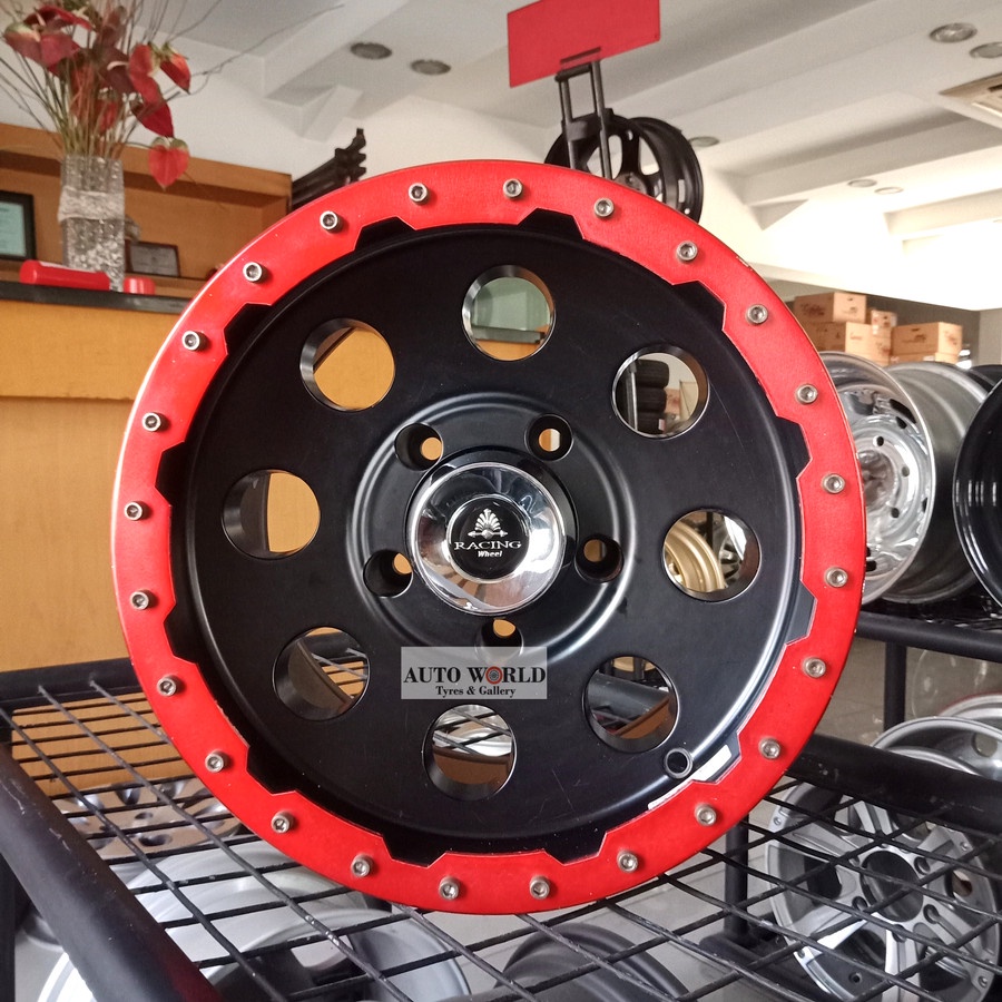 Velg M909 Polish Red Ring 15 PCD 5x139.7