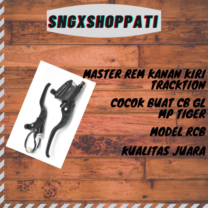 MASTER REM KANAN KIRI TRACKTION MODEL RCB PNP CB GL MEGAPRO TIGER