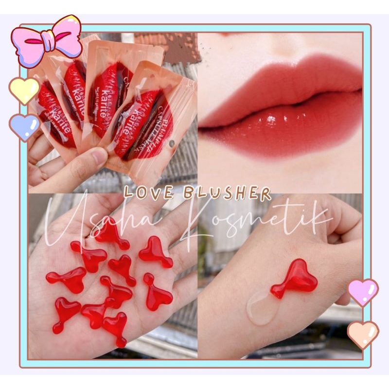 1SET ISI 10PCS LIP TINT PLUM LIP CAPSULE MASK / LIP TINT KARITE  BIBIR BENTUK CAPSULE ISI 10 No. 1097