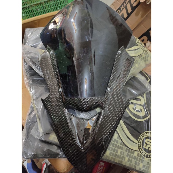 Visor, whinshield frame karbon CBR 150R visor v2 karbon kevlar CBR  facelift k45g
