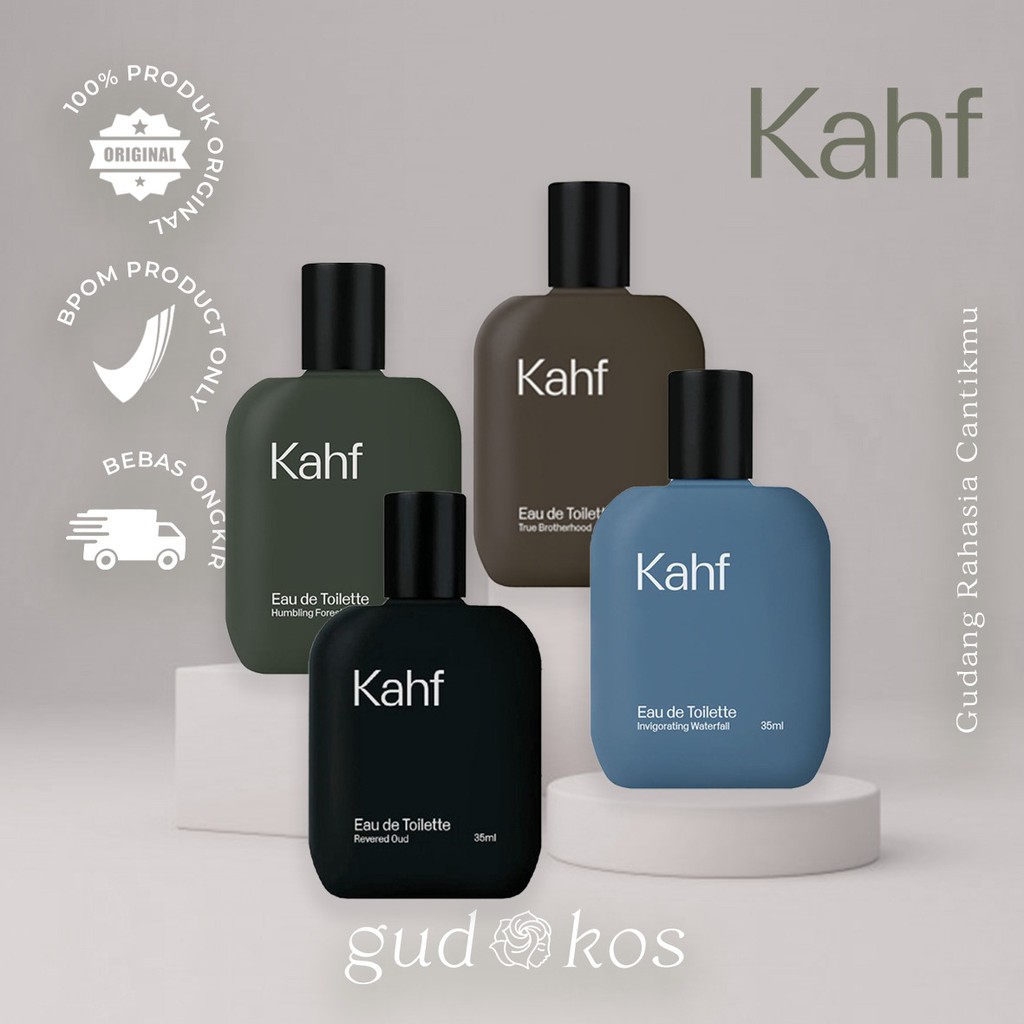 [100ML] KAHF Men Eau De Toilette Perfume Original BPOM / Parfum Pewangi Tubuh Pria